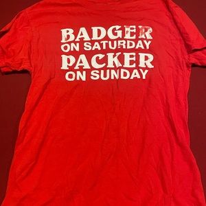 Badger  on Saturday packer by Sunday tshirt